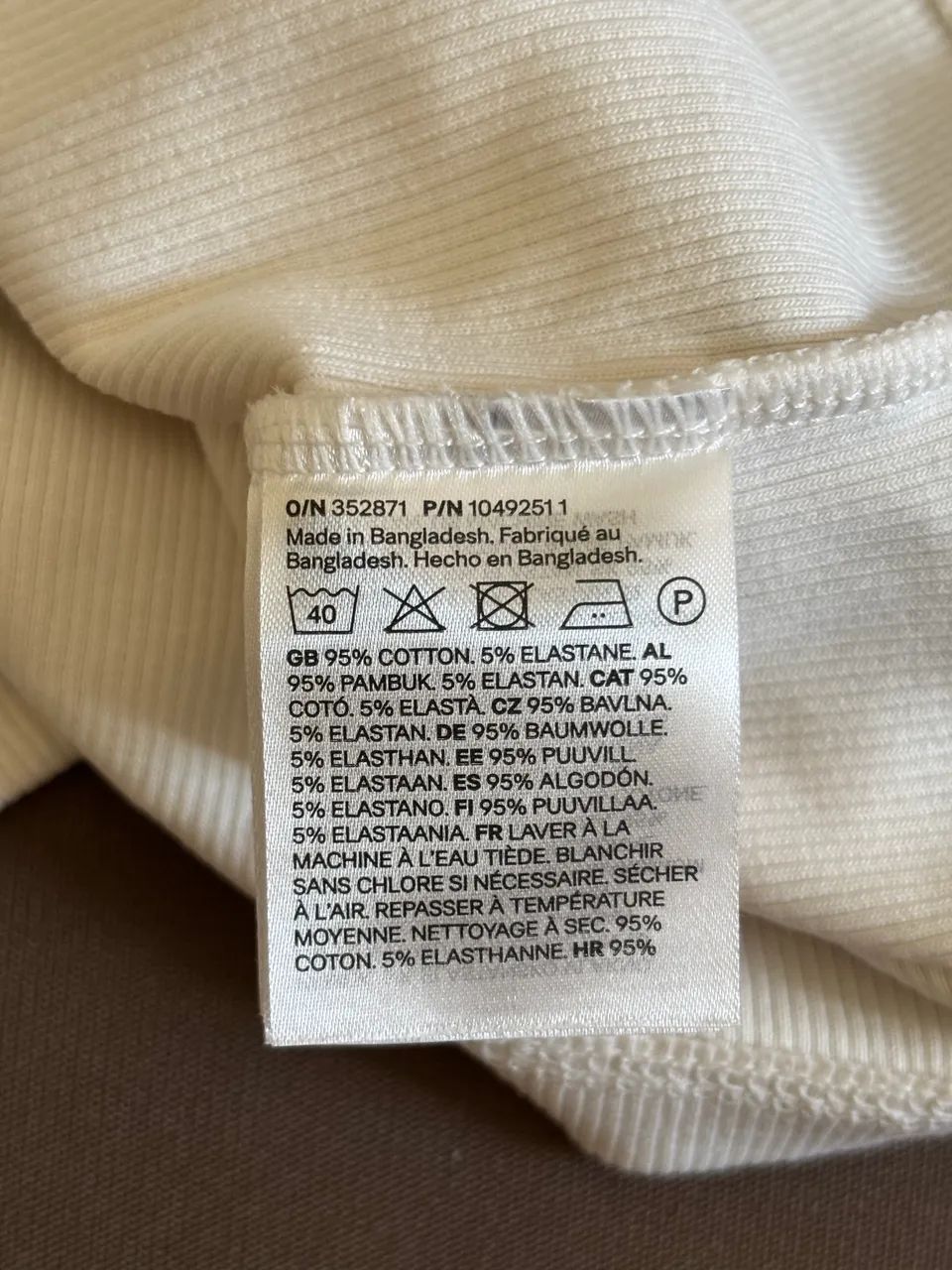 Regata H&M Bege Nova Tamanho P - Foto 4