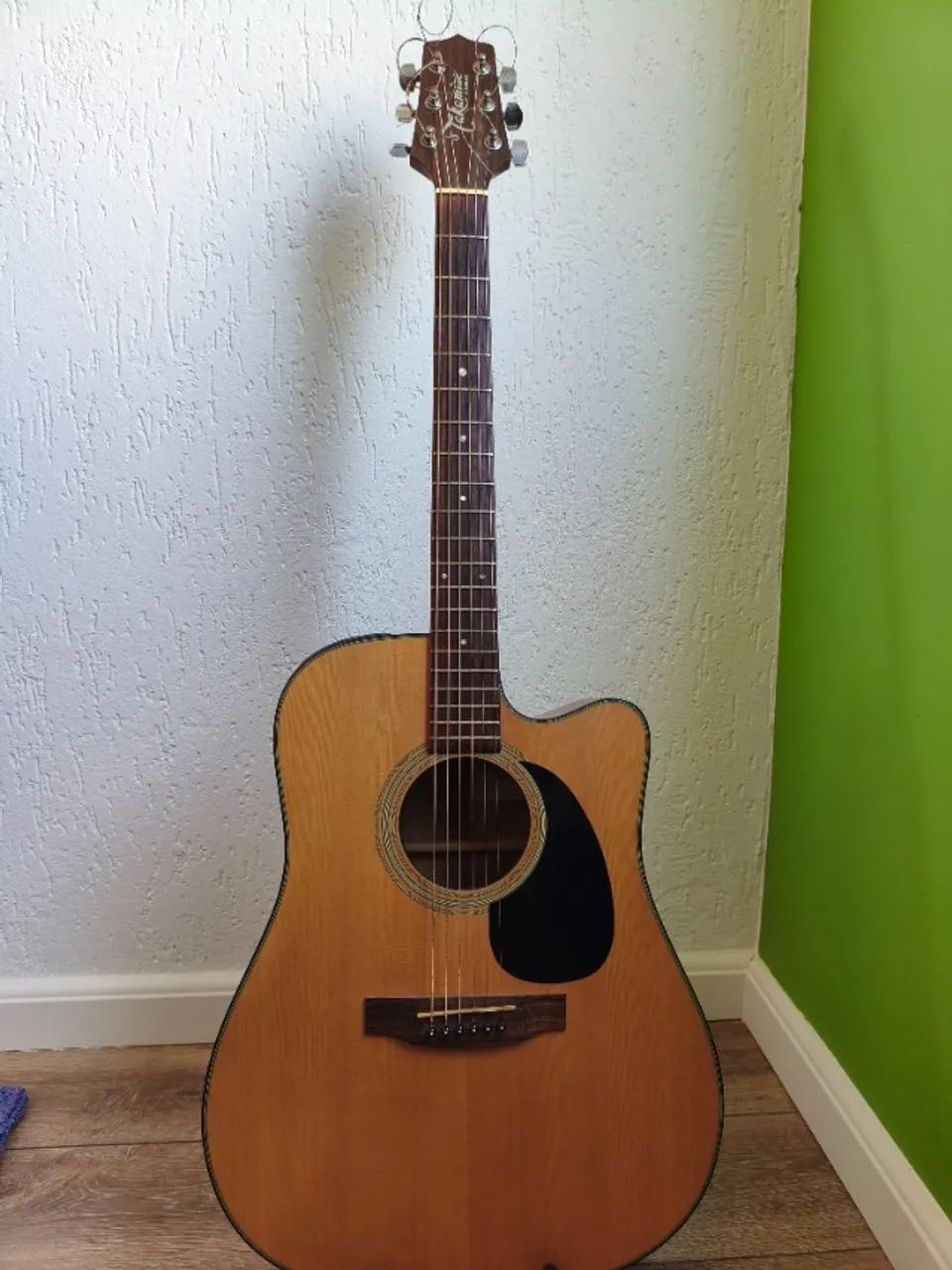 Violão Takamine Folk Elétrico + Kit Palco - Foto 2