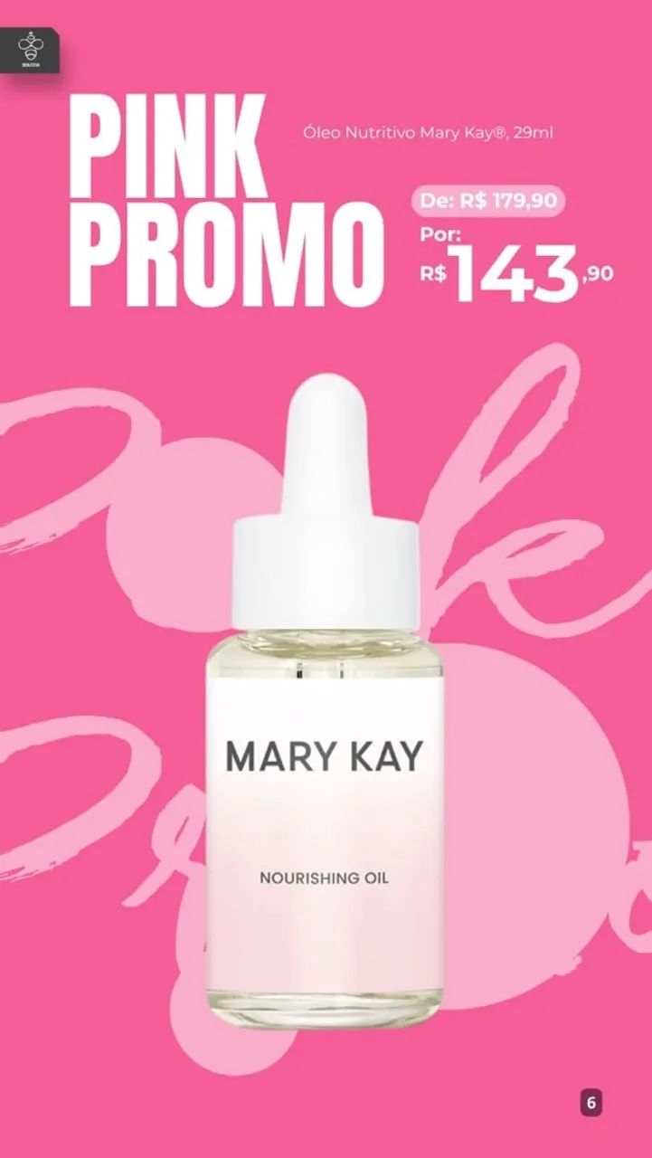 Óleo nutritivo mary kay 