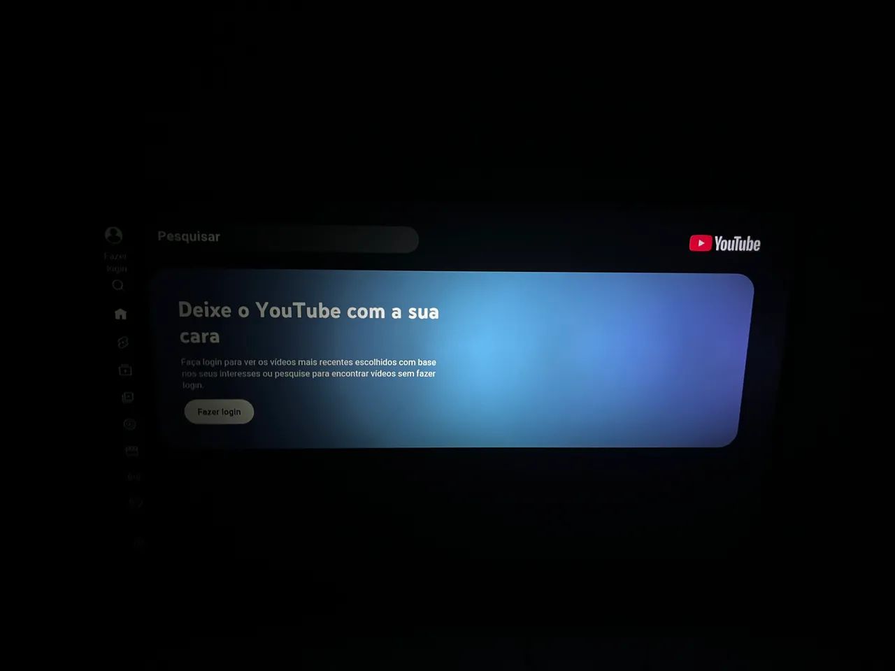 Tv smart 43 polegadas  com a tela escura somente esse detalhe de resto novo igual a zero. - Foto 2