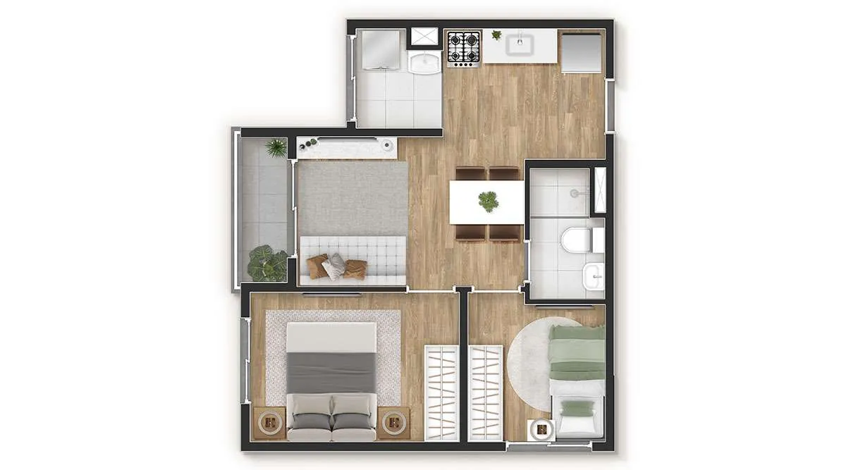 PLANTA 26m²