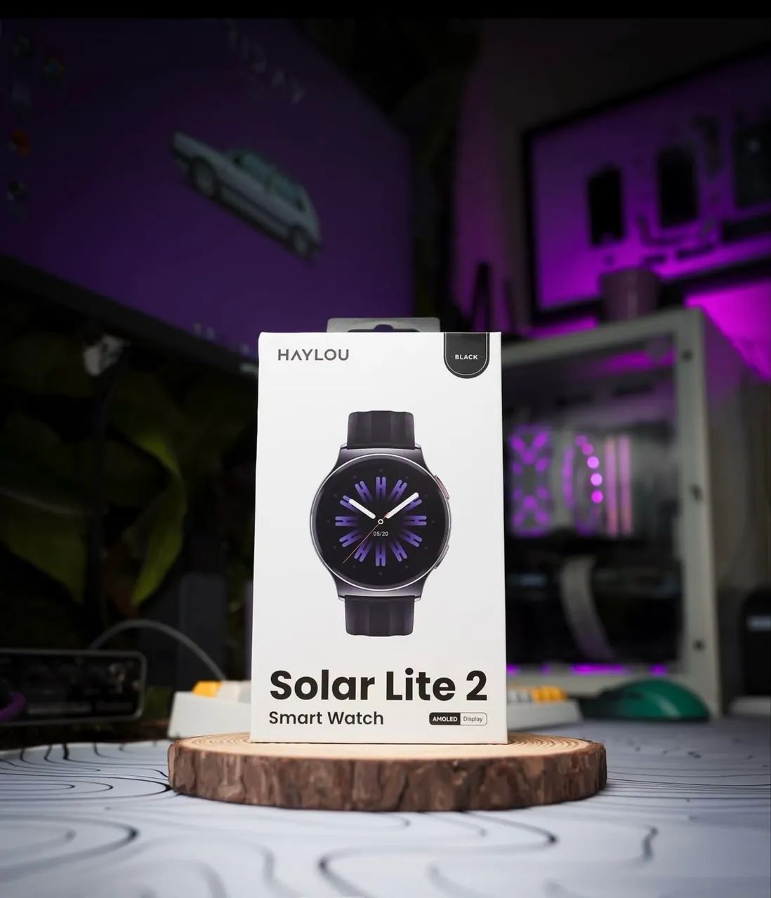 Smartwatch Solar Lite 2 Acabamento Premium +Tela AMOLED Ultra Nítida de 1.43"