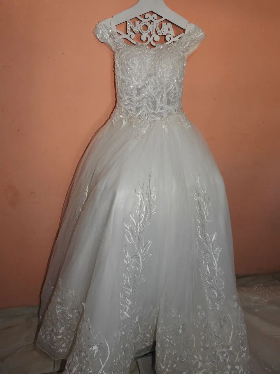 Vestido de noiva cauda longa veste do 34 ao 40