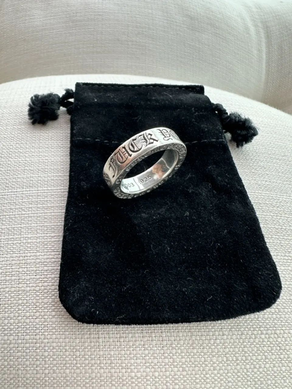 Anel Chrome Hearts