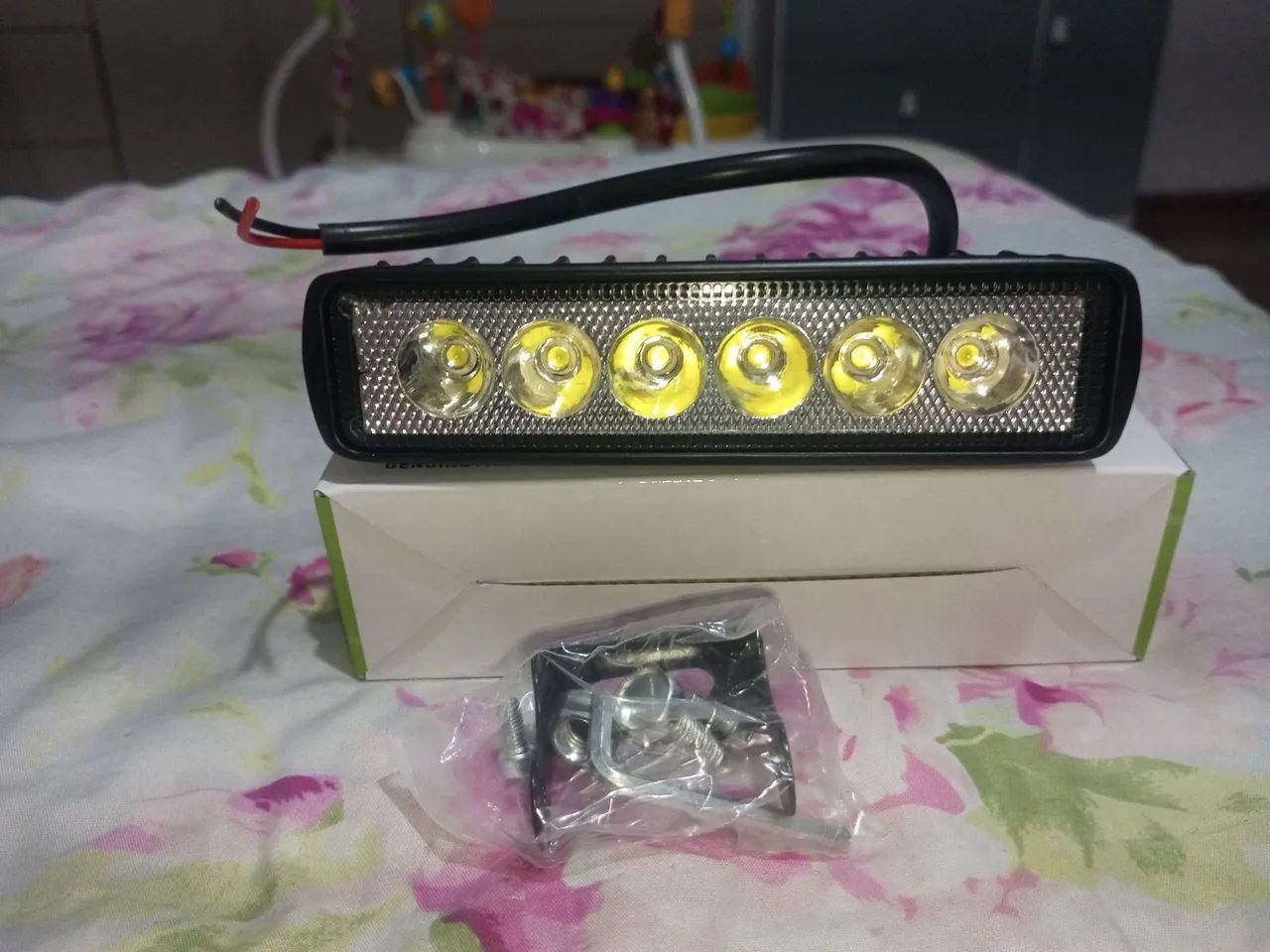 Barra LED Off Road 6 Leds Novo na Caixa - Foto 3