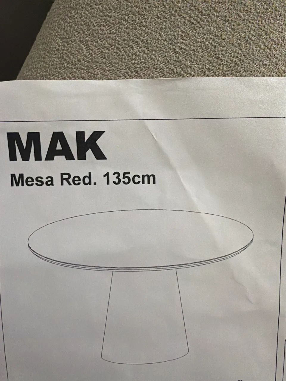 Mesa redonda MAK Tok Stok  - Foto 5