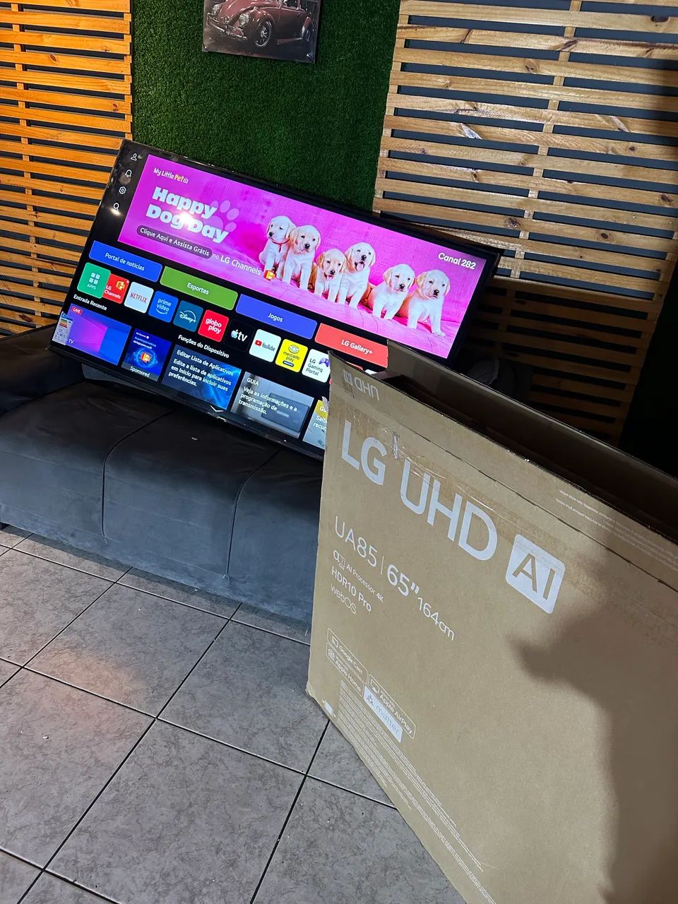 TV SMART LG 65 POLEGADAS (NOVA NA CAIXA, SEM USO MODELO 2026)