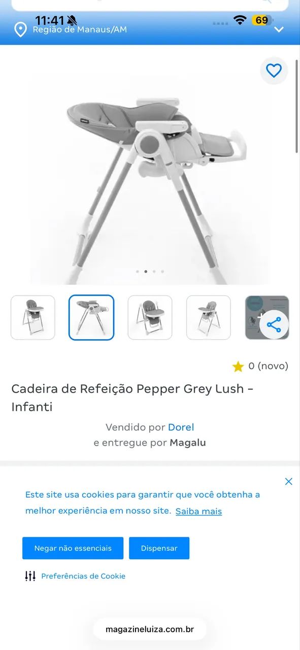 Cadeira/cadeirinha de alimentação  - Foto 4