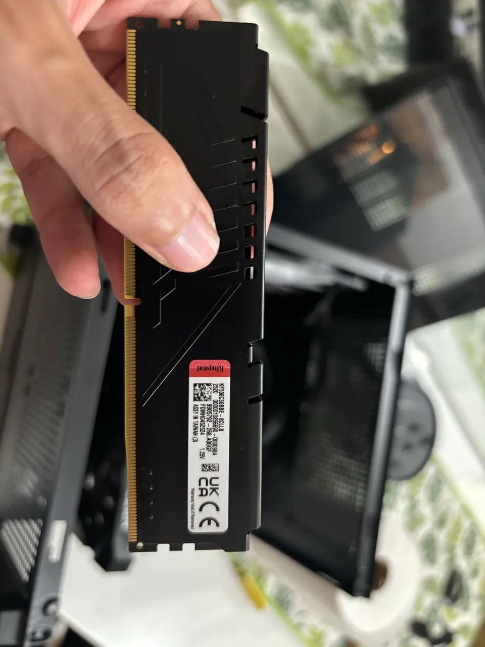 Memória 8GB, DDR5 5600mhz Kingston Fury Beast, Preto - Memória RAM