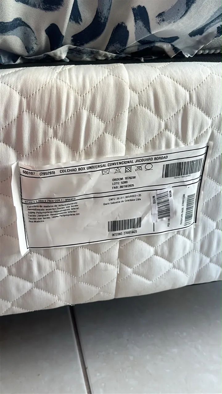 Cama box com colchão ortobom  - Foto 4