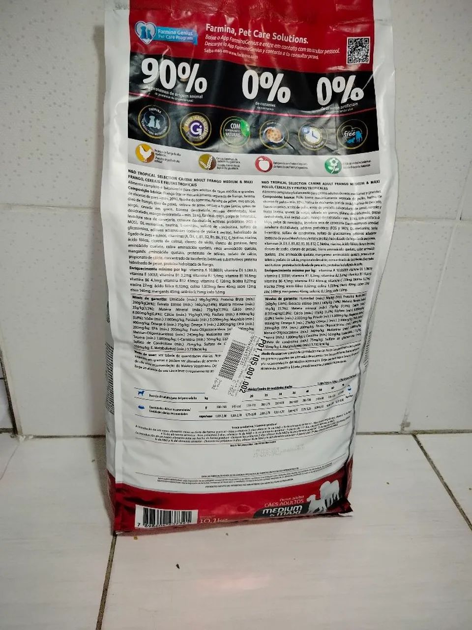 Ração N&D Tropical Selection Cães Adultos Medium e Maxi 10.1Kg - Foto 2