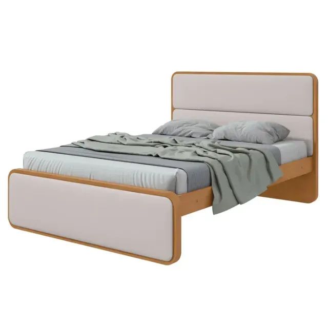 Cama Casal Loop Luxo 1,40m Easy Like Estrutura Robusta - Foto 2