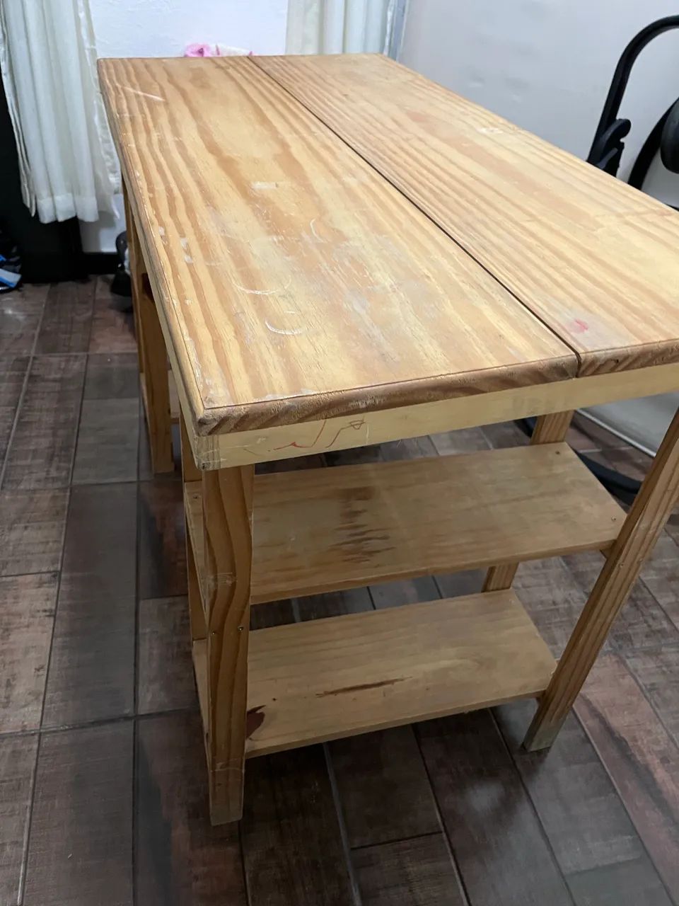 Escrivaninha Pinus/ Mesa de escritório  - Foto 2