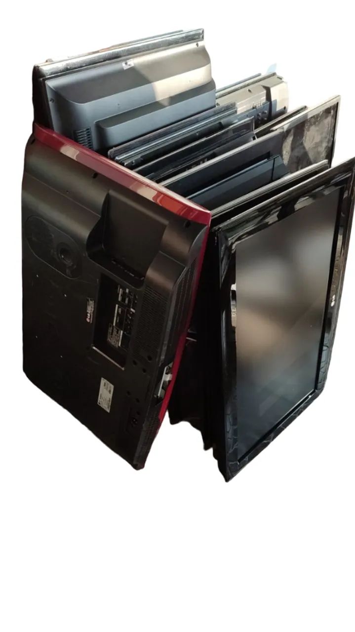 lote de 20 display tv inteiro e completo - as placas acompanham mas vão no estado