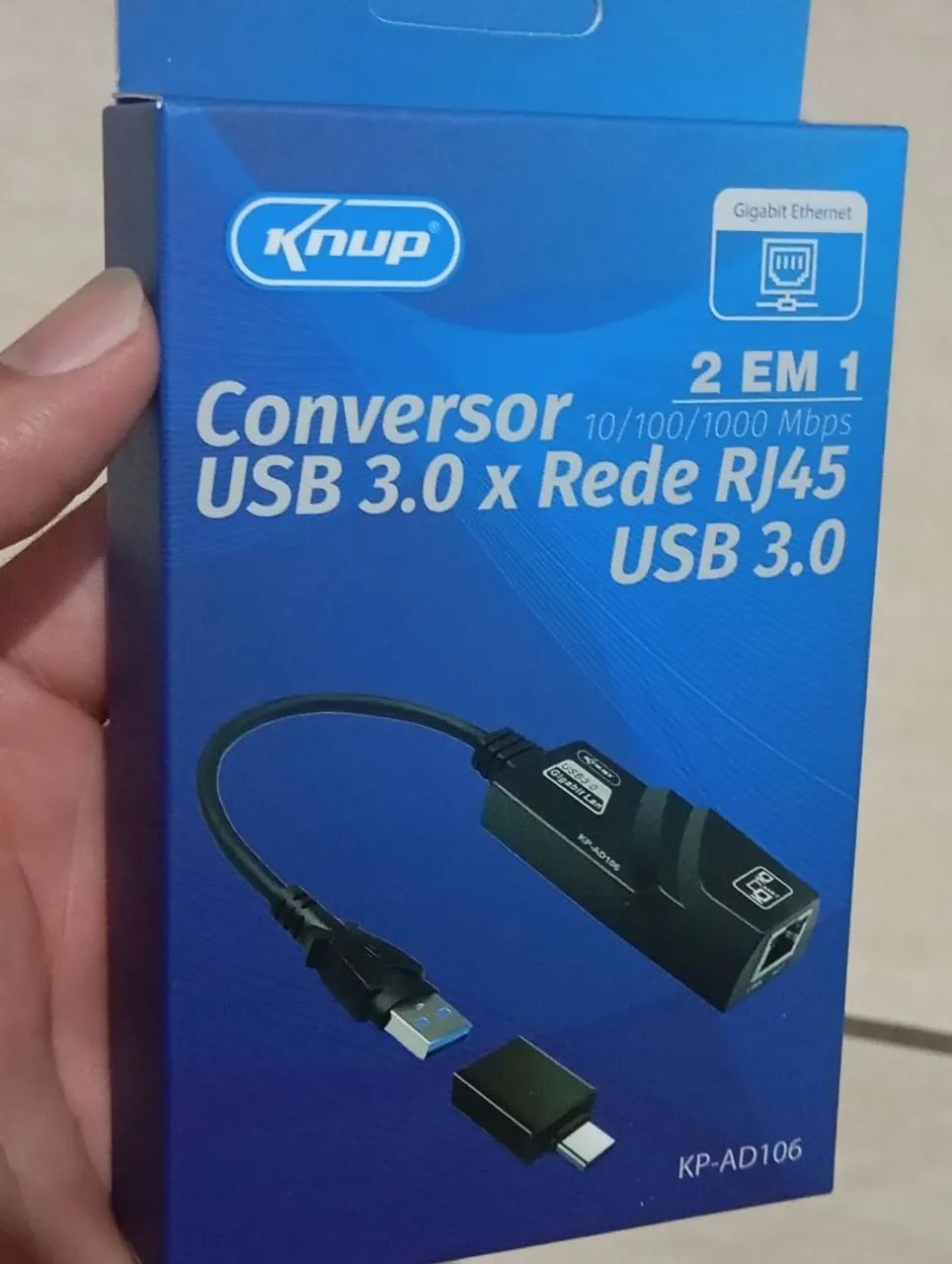 Adaptador USB 3.0 de rede  - Foto 2