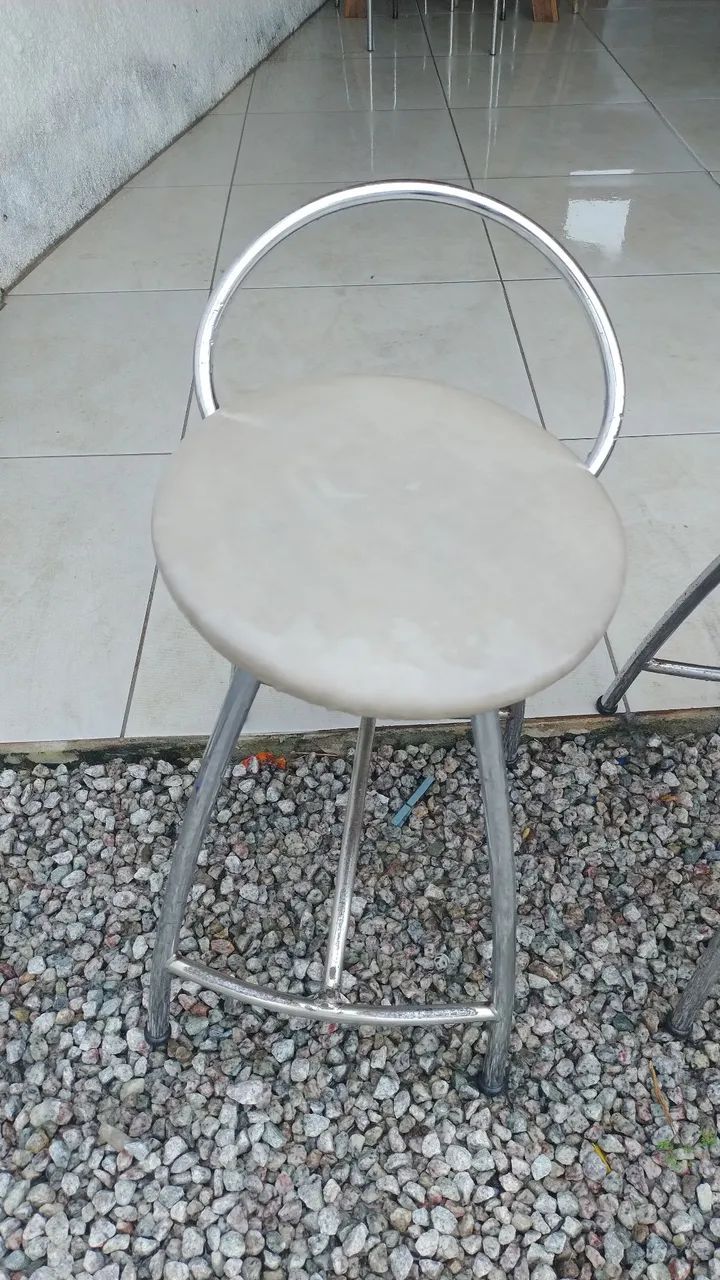 Banquetas de aço cromado  - Foto 2