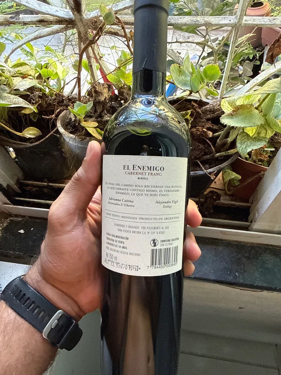 Vinho EL ENEMIGO Cabernet Franc  - Foto 2