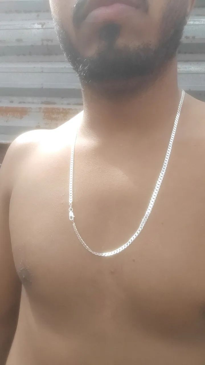 cordão de prata legítima 925! - Foto 3