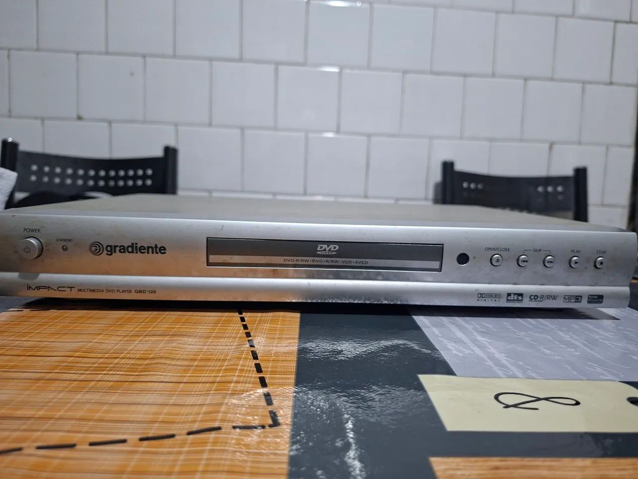 DVD Player Gradiente + Lote de DVDs e CDs - Foto 3