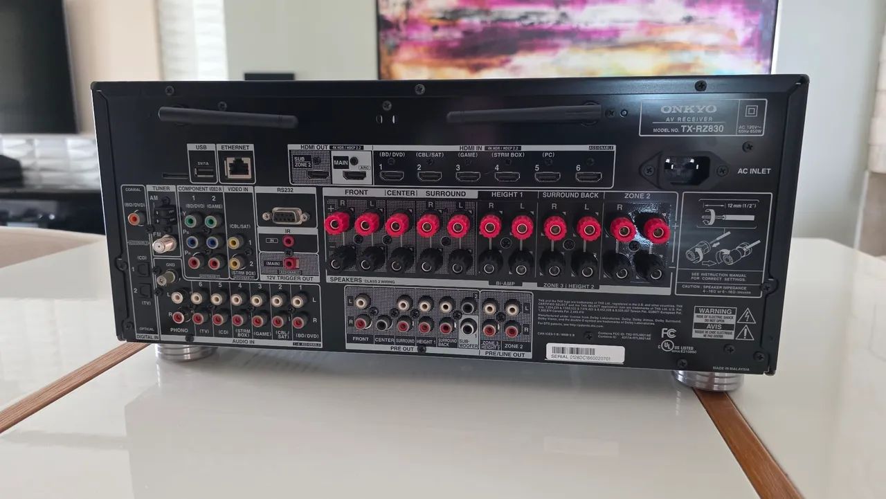 Receiver Onkyo TX-RZ830 - Foto 4