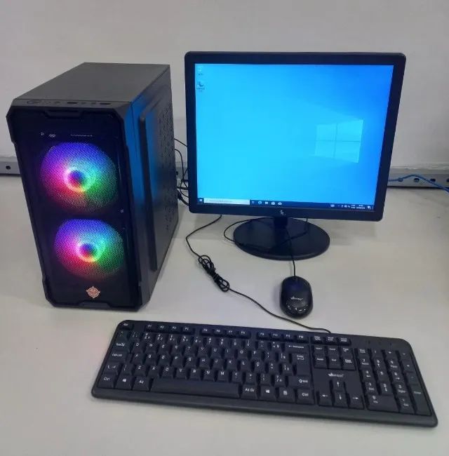 PC Completo (Monitor 17", Gabinete, Teclado, Mouse) XEON E5-2420 8GB SSD 120GB GT 610 1GB