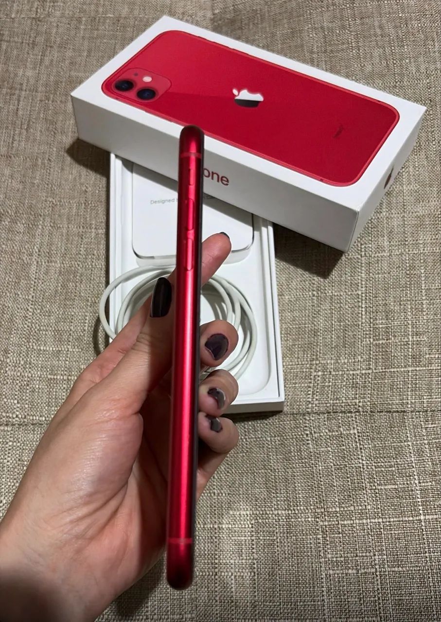 iPhone 11 vermelho 128GB - Celulares e Smartphones - Jardim