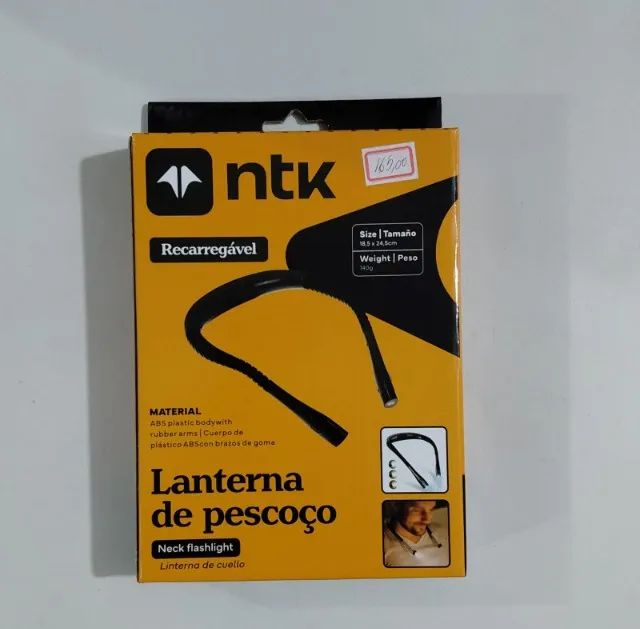 Lanterna de Pescoço Recarregável NTK 
