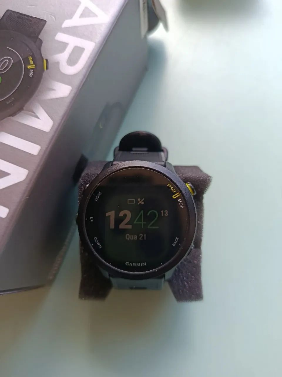 GARMIN FORERUNNER 55 PRETO - Foto 3