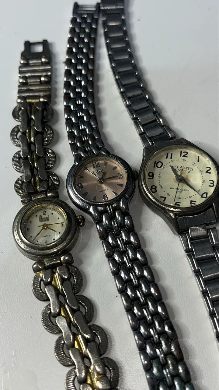 Lote relógios vintage (Donot, L&Y, Atlantis)
