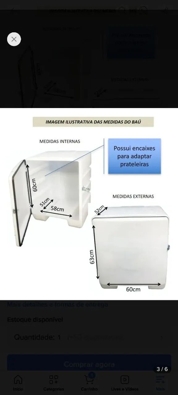 Bau para moto - Foto 2