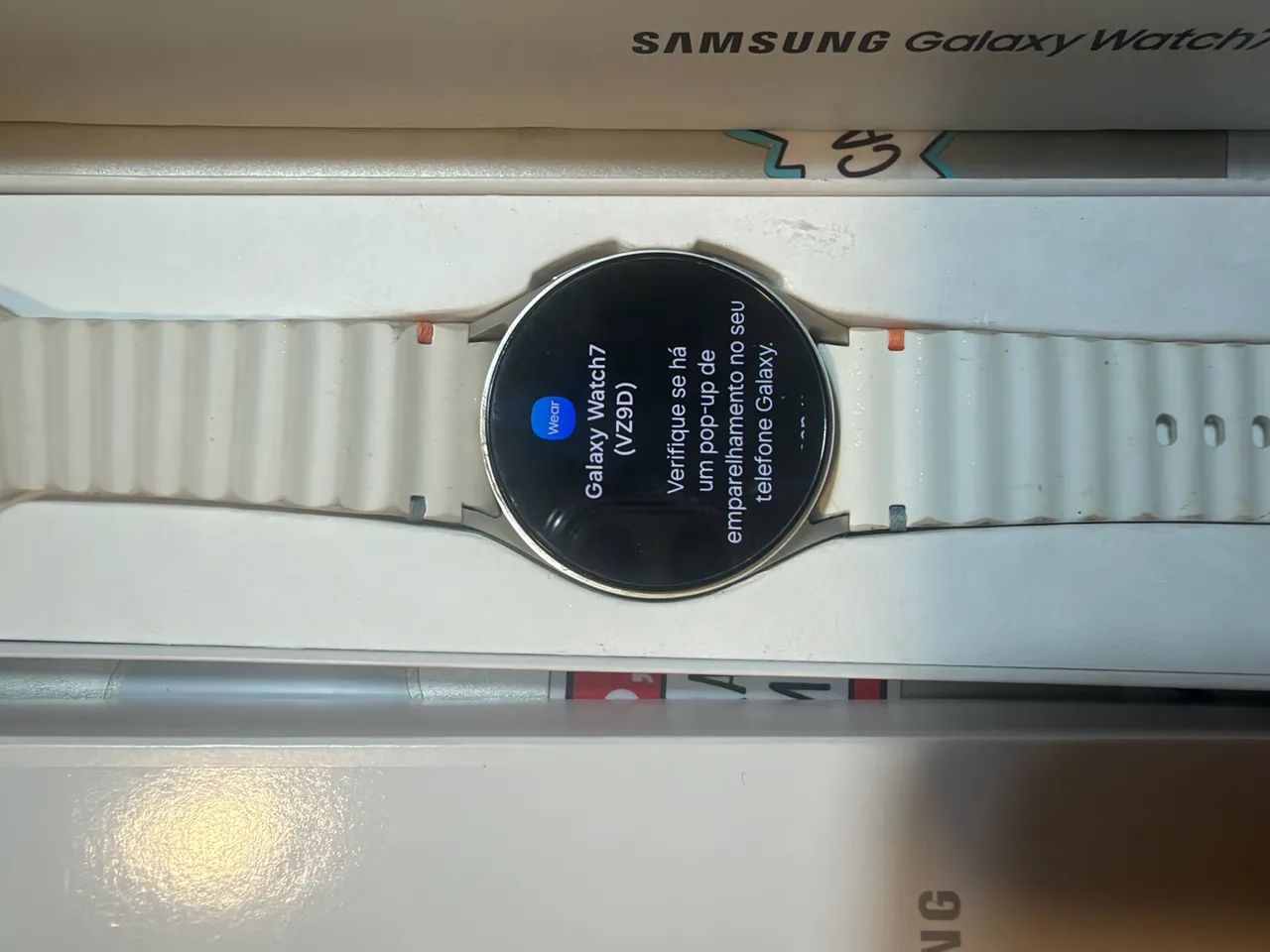 Galaxy Watch 7 com chip Bluetooth e NFC