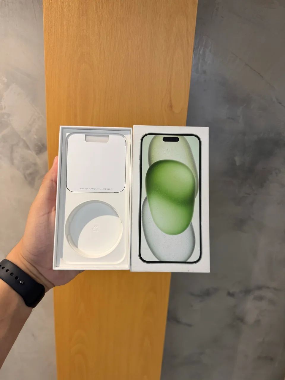 Caixa de iPhone 15 Plus 128GB Verde  - Foto 3