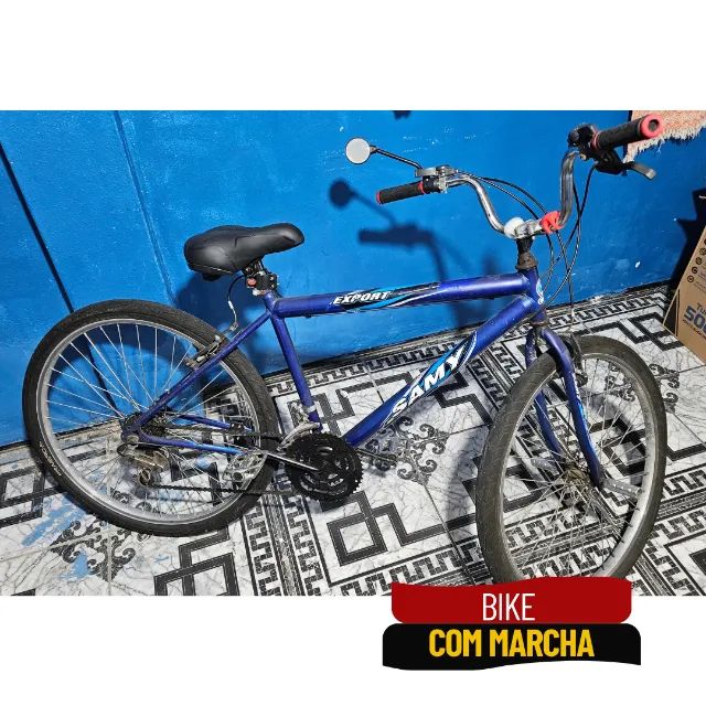 Bicicleta com Marcha Freio Dianteiro e Traseiro Descanso e Cela Nova