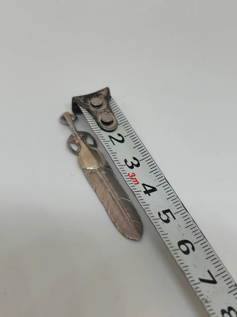pingente prata 925 pena american indian - Foto 4