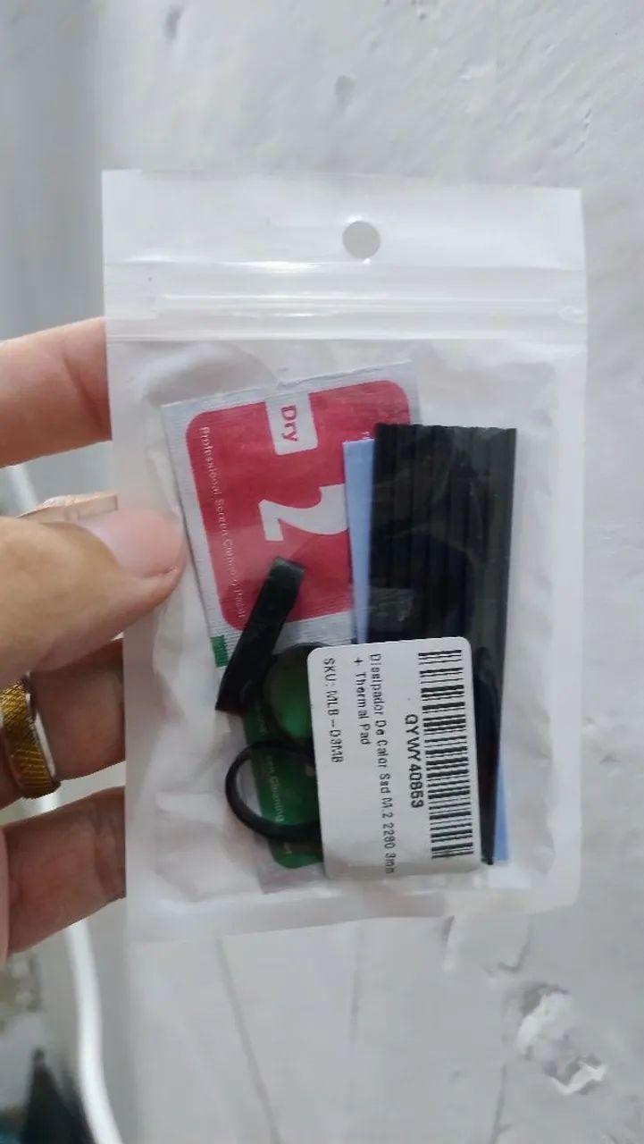 Dissipador de Alumínio para SSD M2 