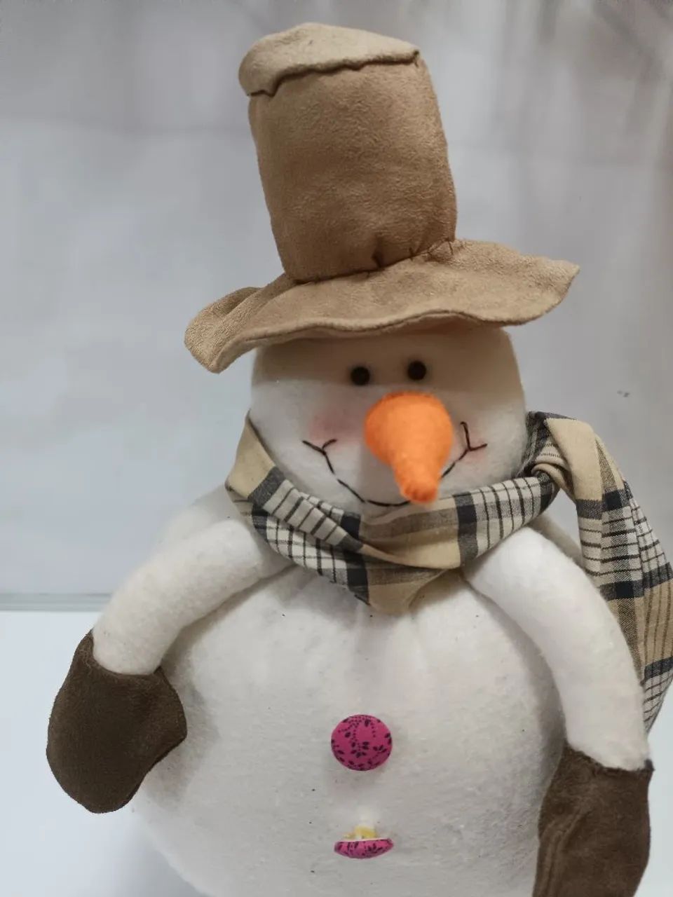 Boneco de neve artesanal  - Foto 3