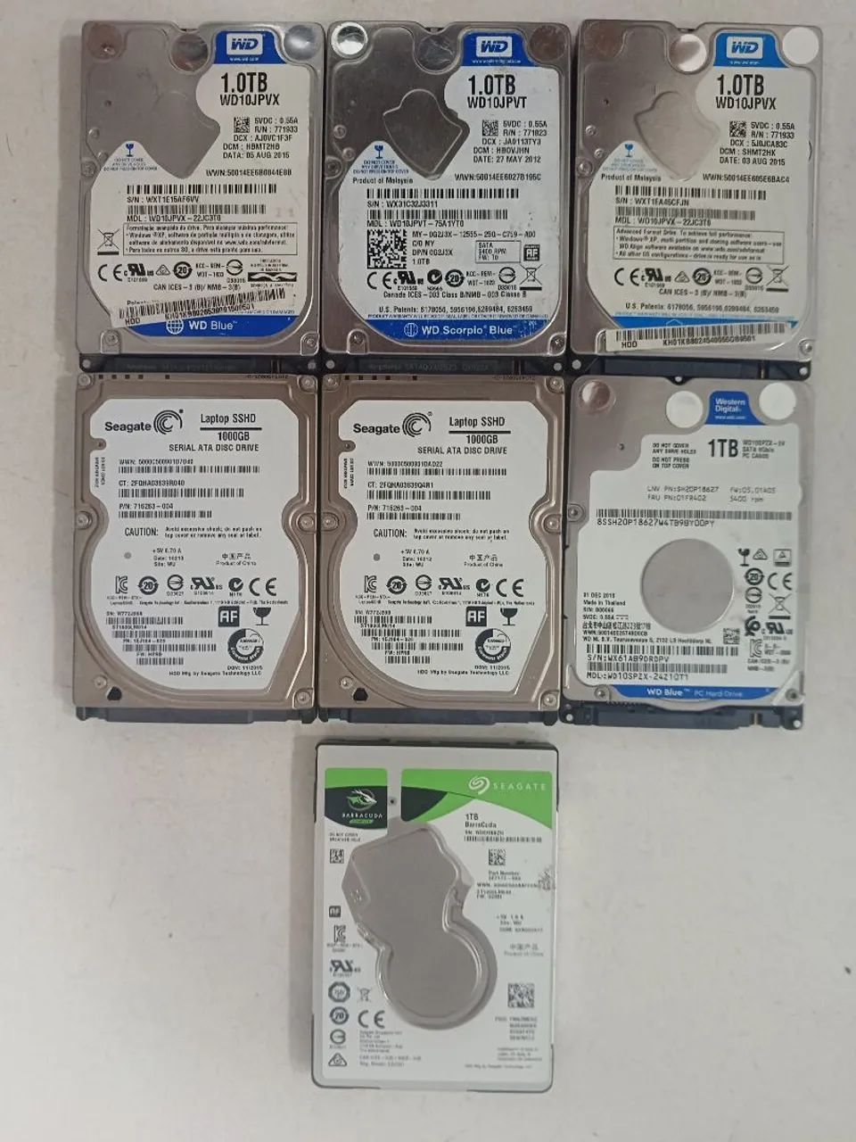 7 Hds 1tb notebook 100% saudável  - Foto 4