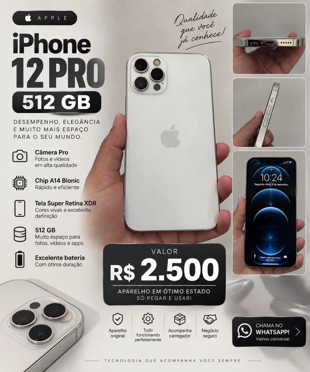 iPhone 12 Pro 512 gigas 