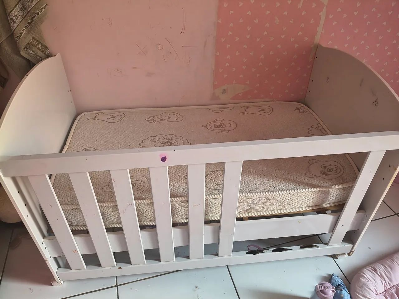 Berço usado com colchão  - Foto 4