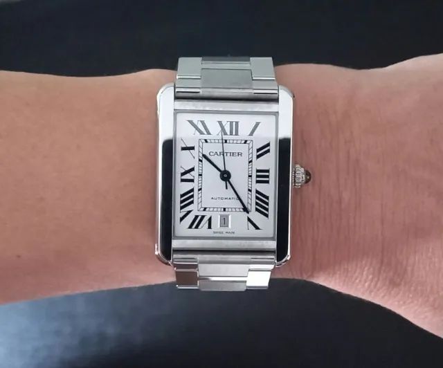 Relógio Cartier Tank Aço XL Automático - Foto 2