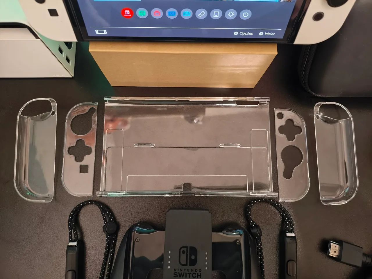 Nintendo Switch OLED Desbloqueado 64GB + MicroSD 256GB - Foto 2