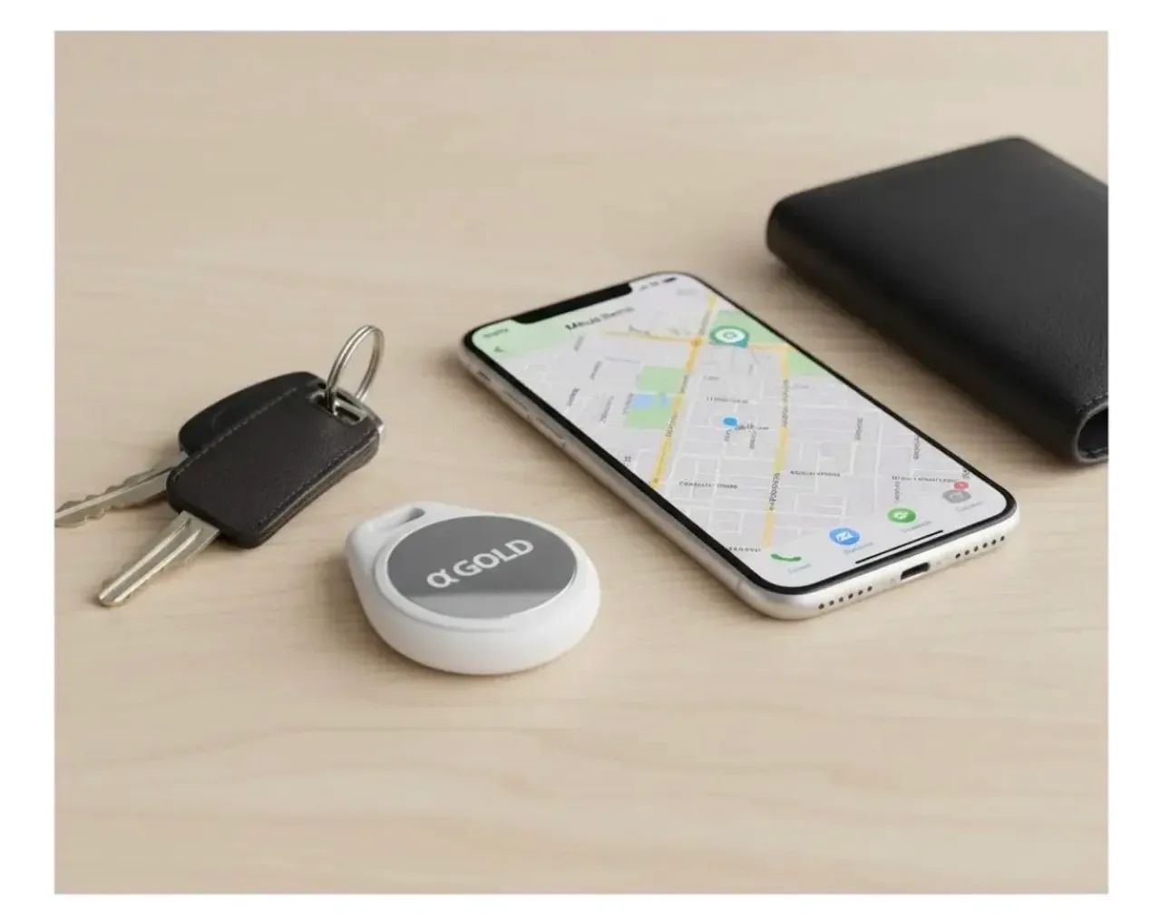 Mini Rastreador Smart Tag A'Gold - Compatível com iPhone (Apple Find My) - Foto 4