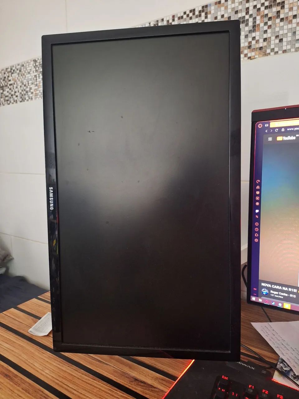 Monitor 24pol 75hz samsung sem detalhes - Foto 2