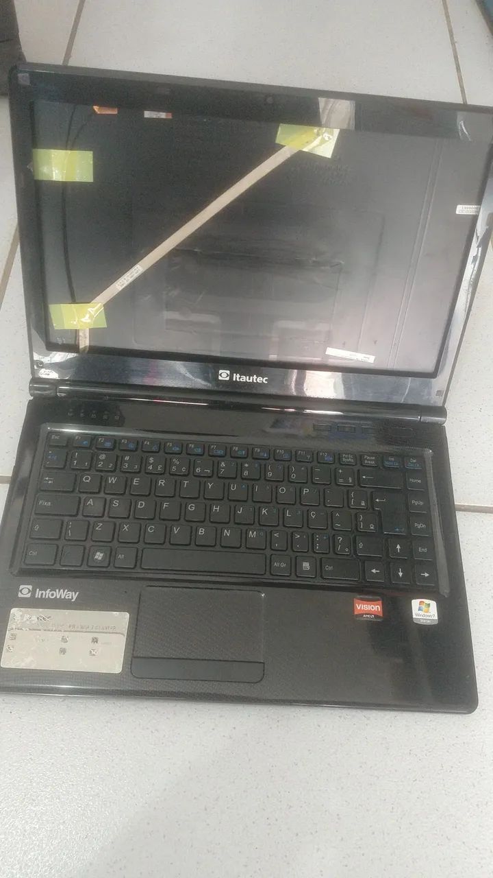 notebook Itautec liga