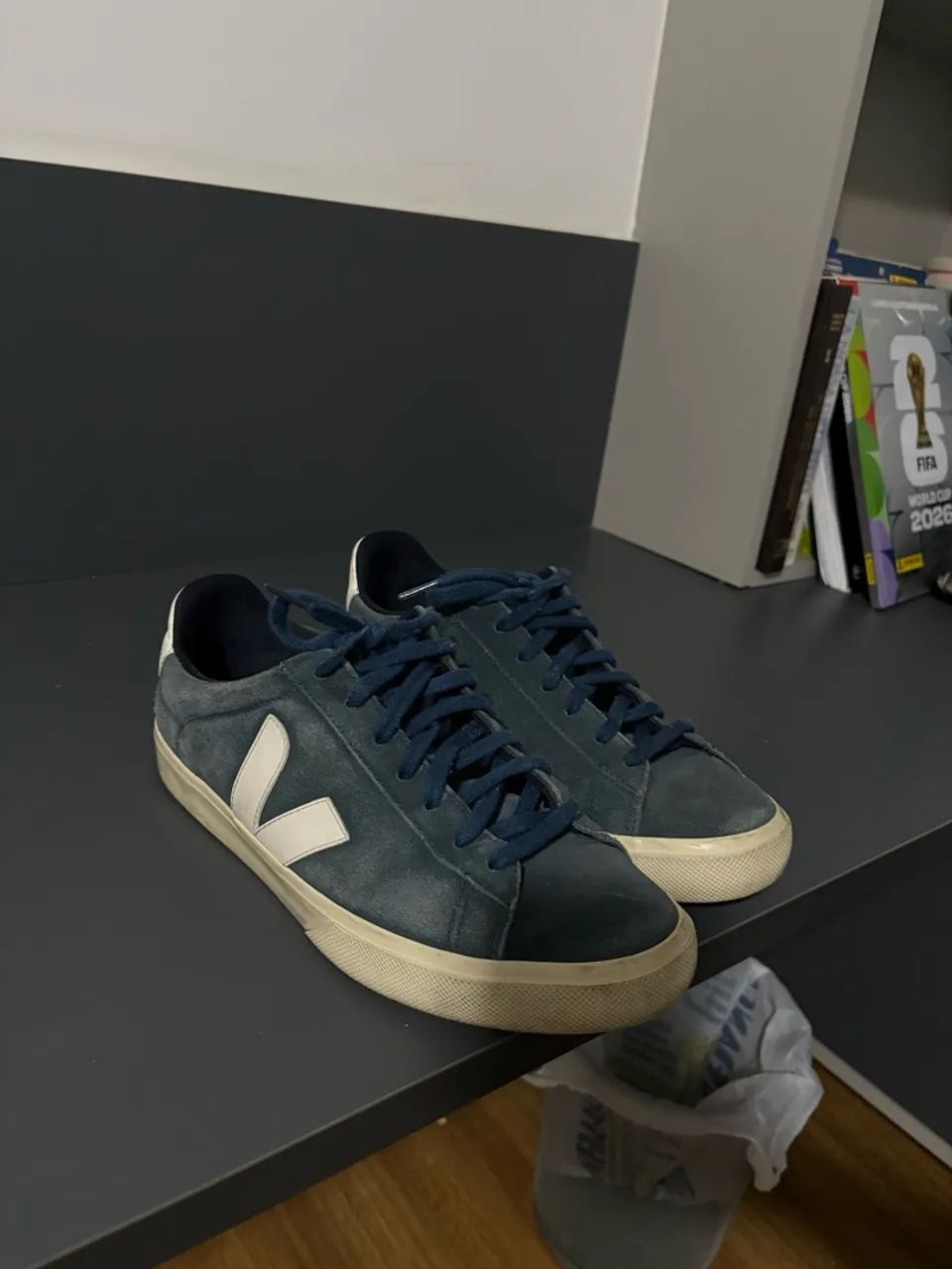 Vert suede azul 