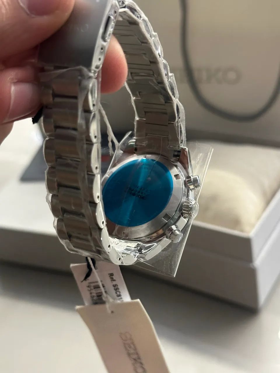 Relógio Seiko Prospex Speedtimer SSC813 ?Panda? - Foto 4