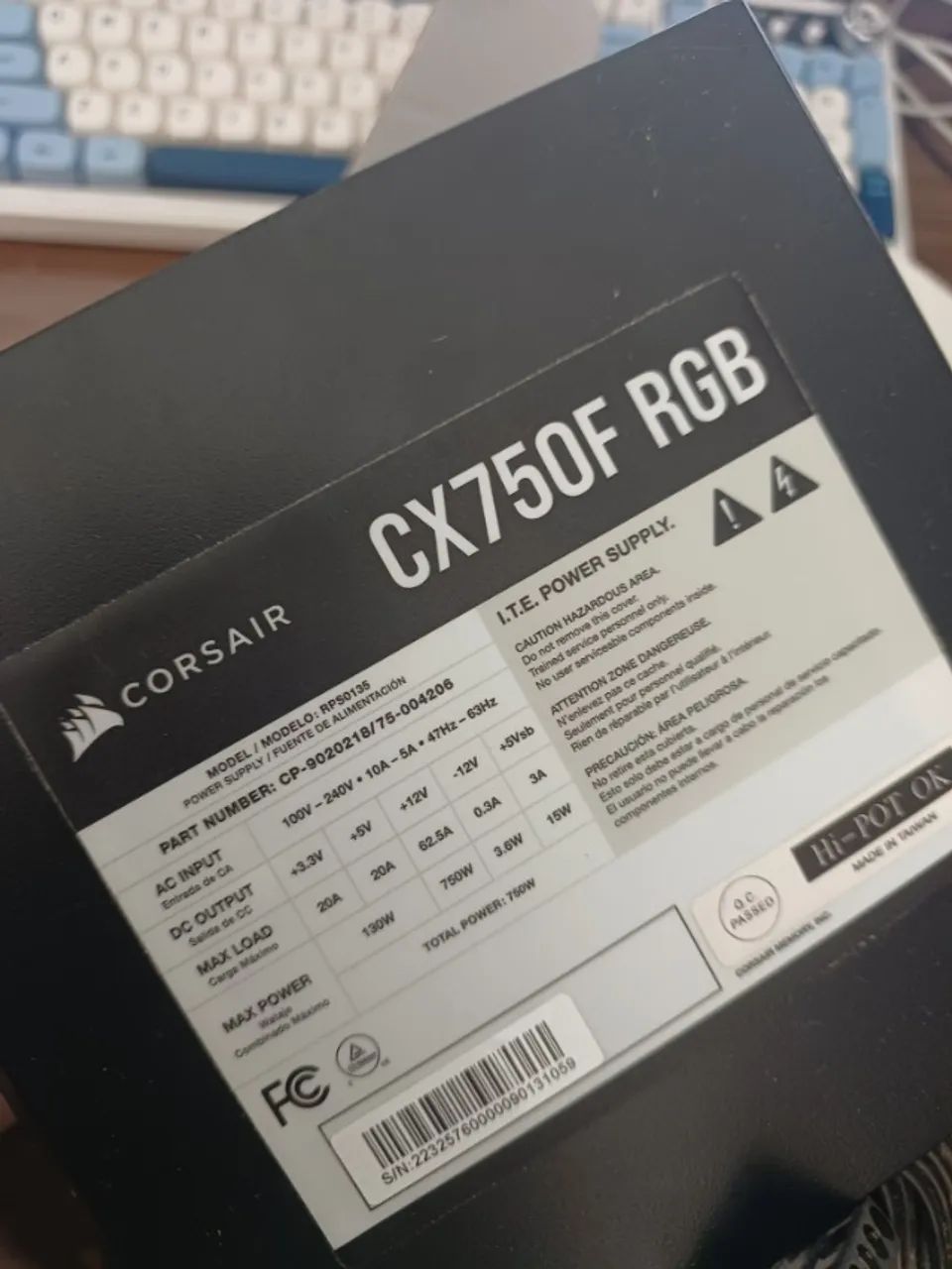 Fonte Corsair CX750F - Foto 2
