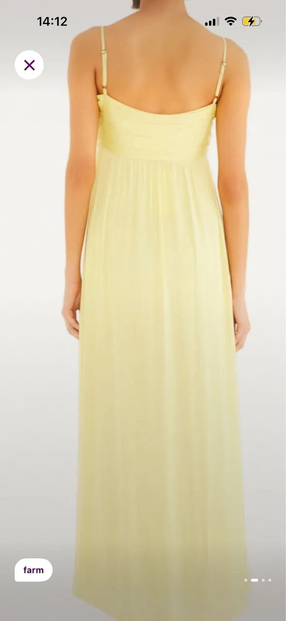 Vestido Farm Cetim - Foto 2