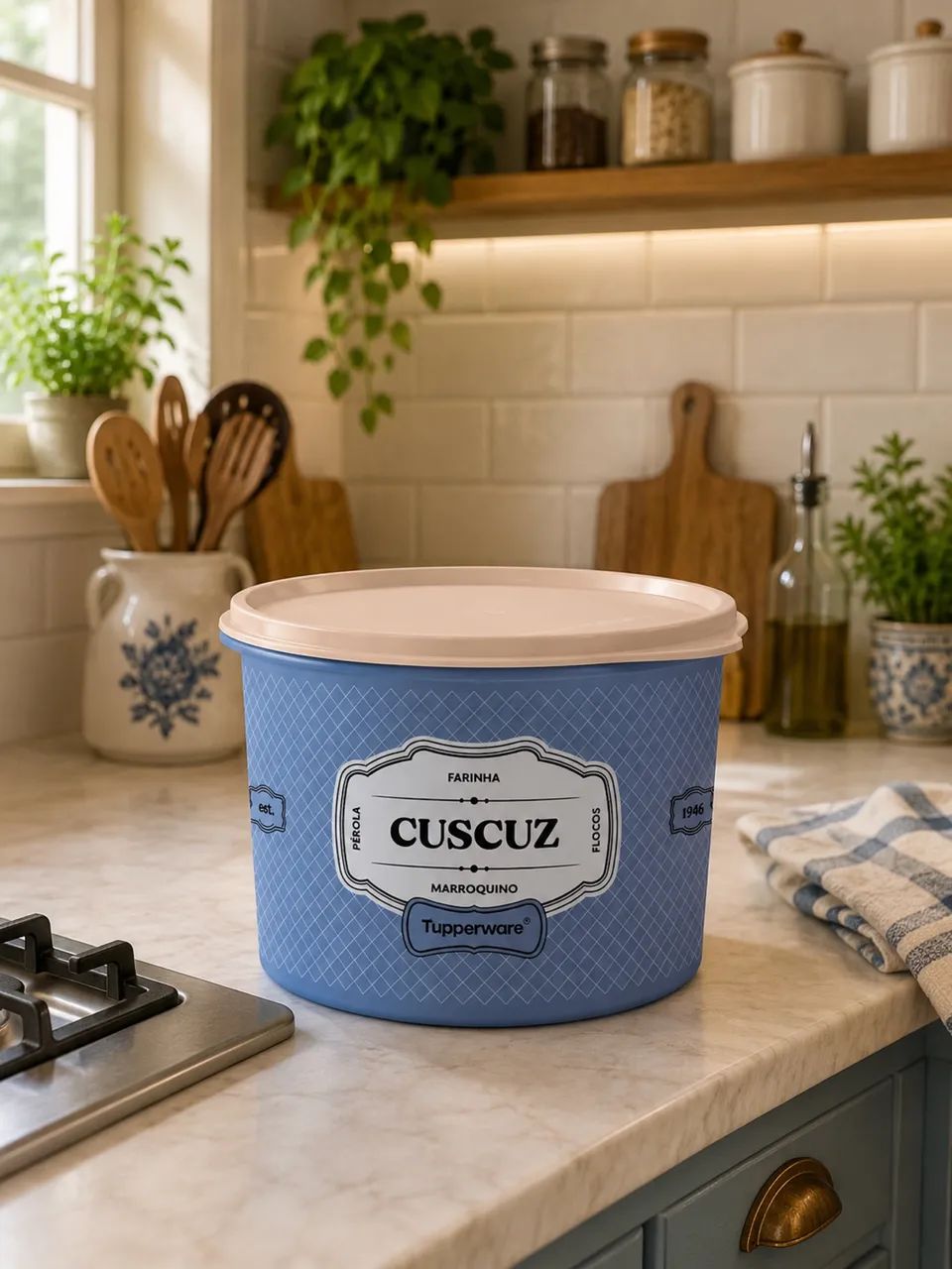 Tupperware linha Essences cuscuz