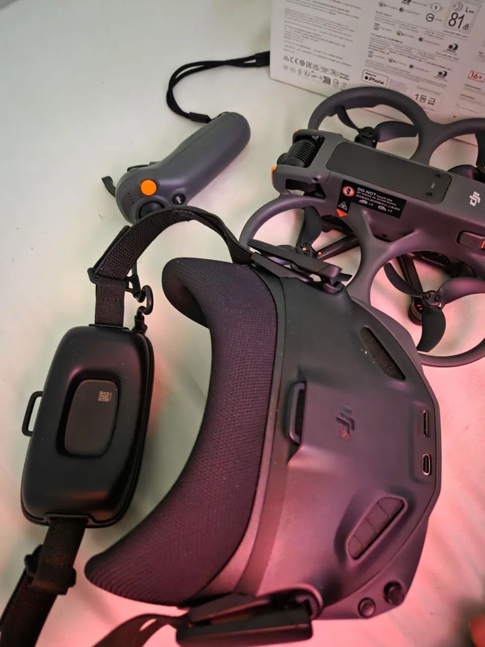 Drone FPV DJI Avata 2 Combo + Óculos Goggles 3 (Impecável) - Foto 3